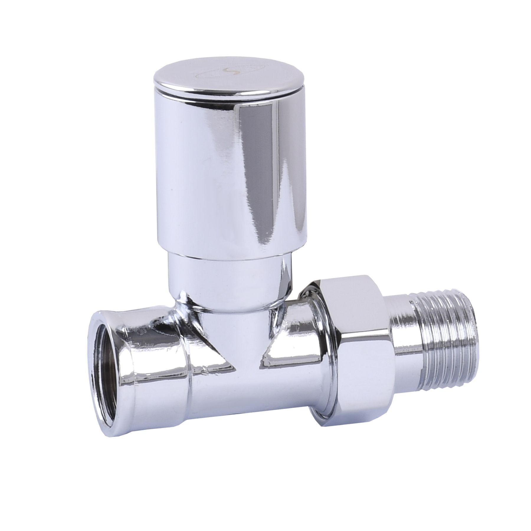 

Кран вентильный прямой с американкой 1/2" CHROM 1865 вент Solomon (000002167)