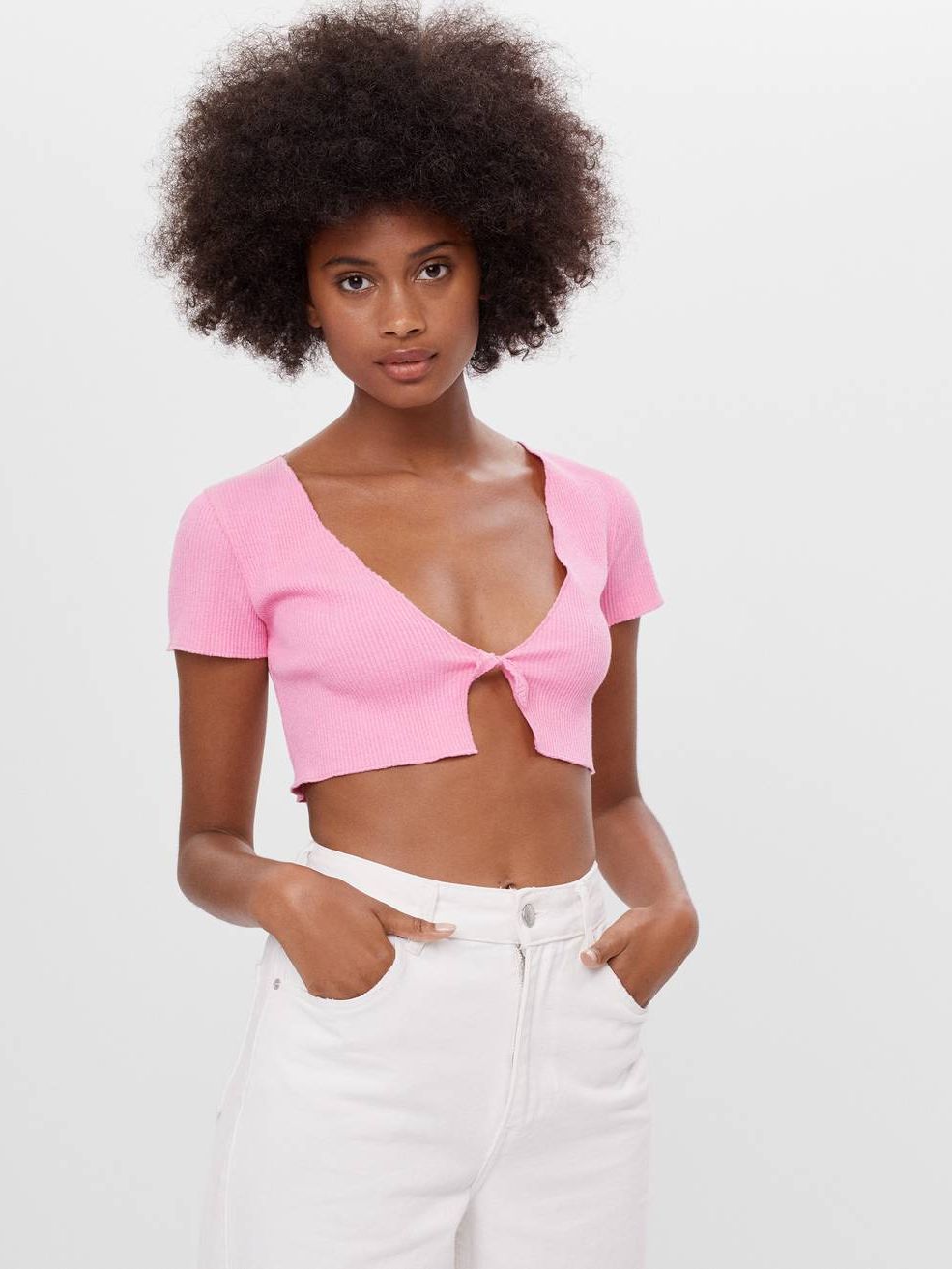 

Топ Bershka 6586/187/902 M Розовый