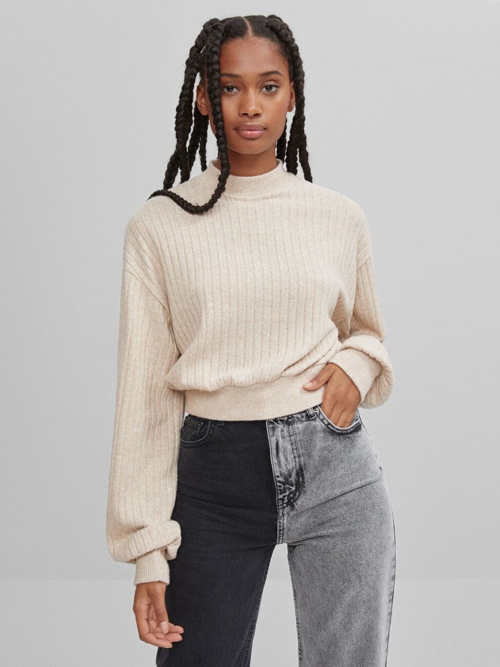 

Джемпер Bershka 6855/813/754 M Капучино