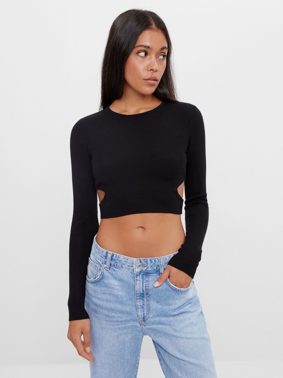 

Топ Bershka 6914/623/800 L Черный