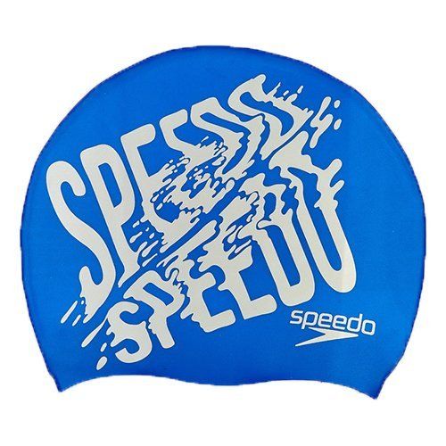 

Шапочка для плавания Slogan Print Speedo Сине-серый (60443005)