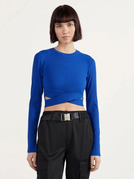 

Топ Bershka 1951/326/489 M Синий
