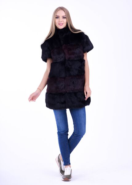 

Жилетка BG-Furs из меха кролика  Бургунди (Р-Кр11-80-15/4-БЧ, Жилетка BG-Furs из меха кролика 48 Бургунди (Р-Кр11-80-15/4-БЧ-48)