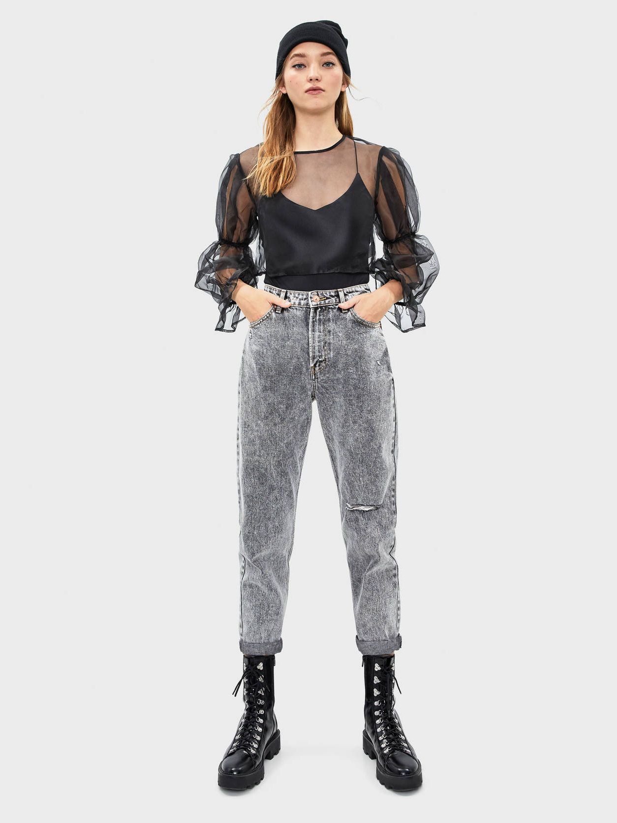 

Блузка Bershka 5875/651/800  Черная, Блузка Bershka 5875/651/800 M Черная
