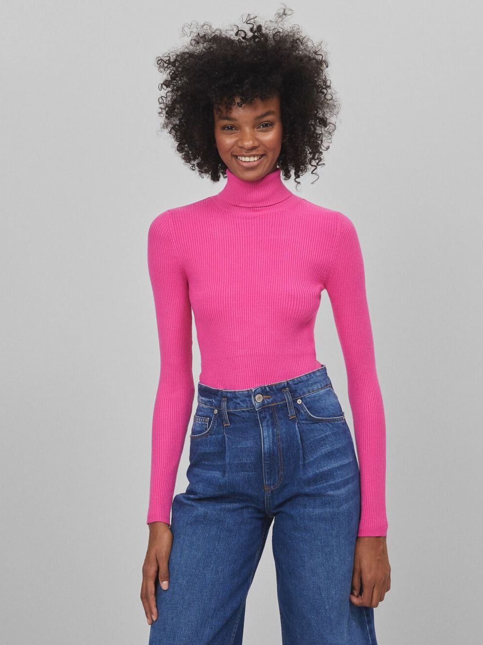 

Водолазка Bershka 7092/623/144 S Розовая