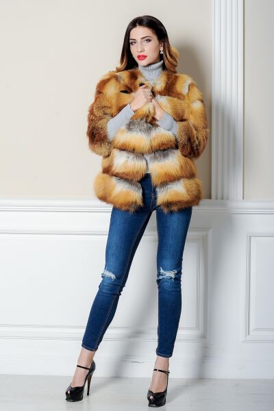

Полушубок BG-Furs короткий из лисы  Золотистый (Р-ПШ2-65-3/4, Полушубок BG-Furs короткий из лисы 42 Золотистый (Р-ПШ2-65-3/4-42)