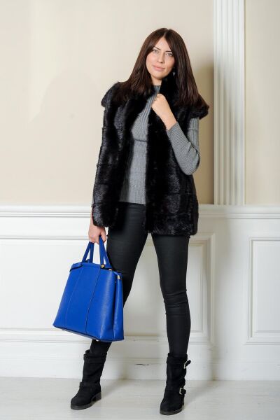 

Жилетка BG-Furs из ондатры  Черная (Р-О22-Ч-65-1/4, Жилетка BG-Furs из ондатры 42 Черная (Р-О22-Ч-65-1/4-42)