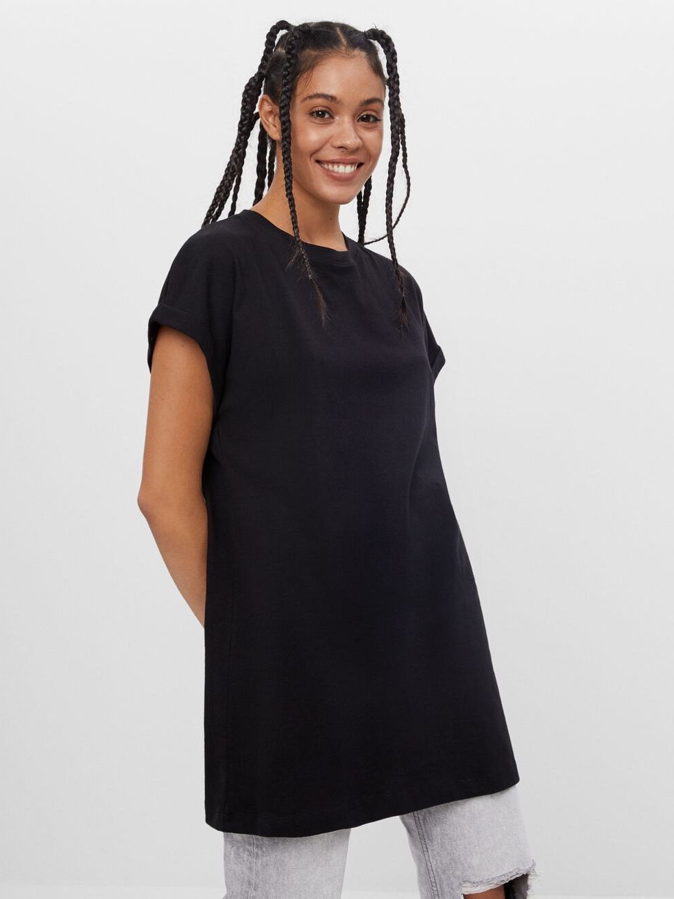 

Футболка Bershka 7308/987/800 L Черная