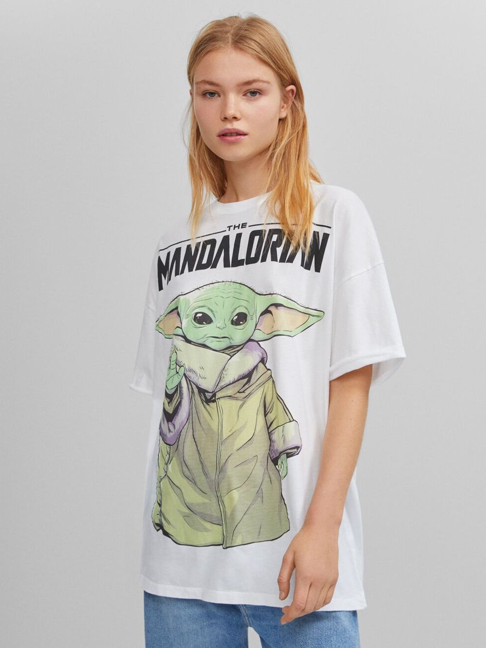 

Футболка Bershka 7371/033/250 L Белая