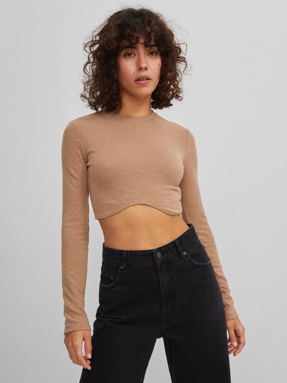 

Топ Bershka 7378/831/742 S Коричневый