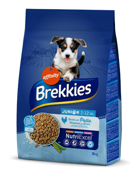 

Сухой корм Brekkies Dog Junior 3 кг. для щенков и молодых собак