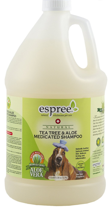 

Шампунь для проблемной кожи Espree Tea Tree & Aloe Shampoo для собак и кошек 3,79 л