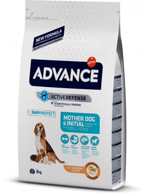 

Сухой корм для собак Advance Mother Dog & Initial 3 кг. для беременных, кормящих собак и щенков всех пород