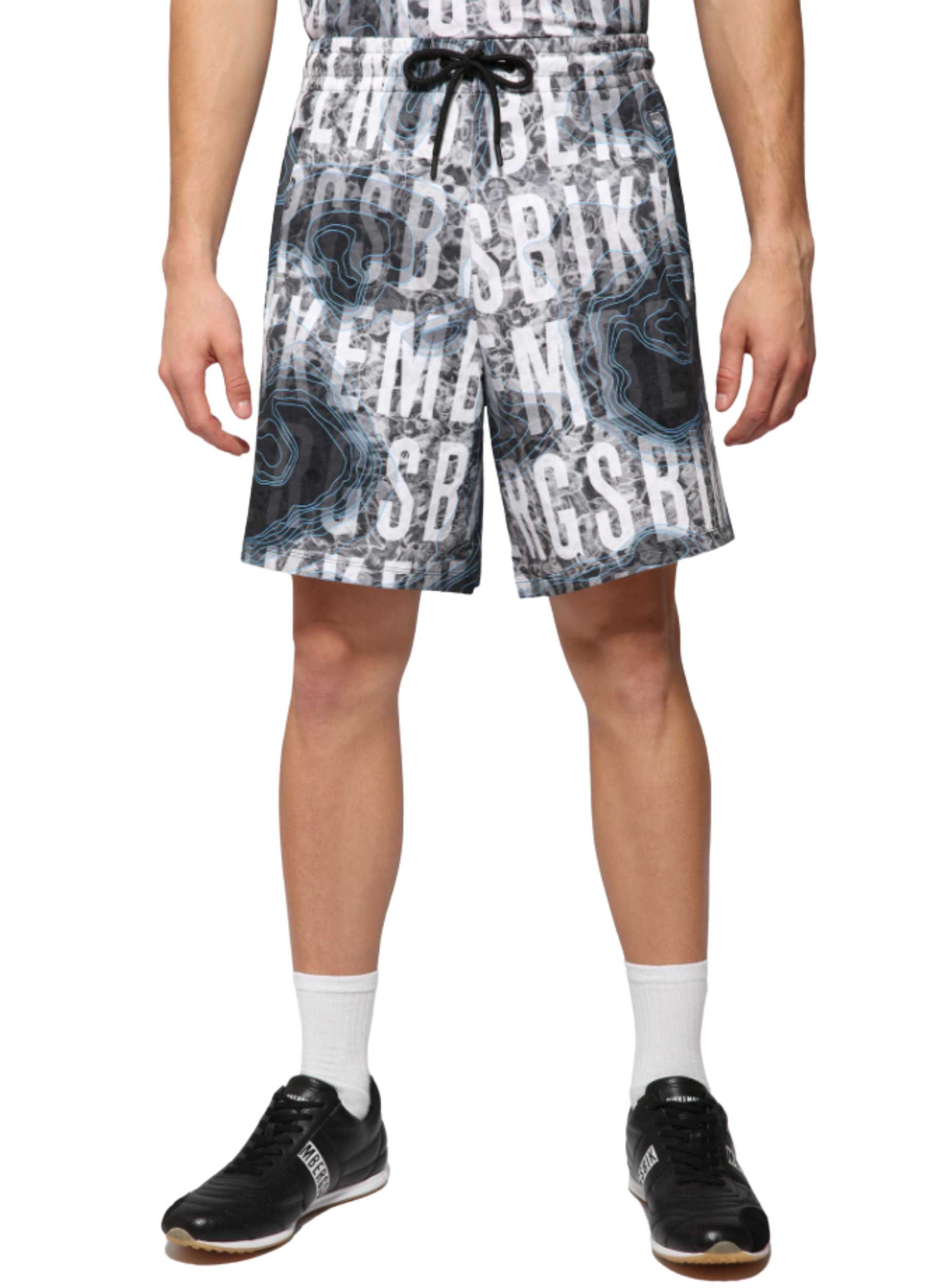 

Шорты с принтом Dirk Bikkembergs  Серые C120700E2251, Шорты с принтом Dirk Bikkembergs M Серые C120700E2251