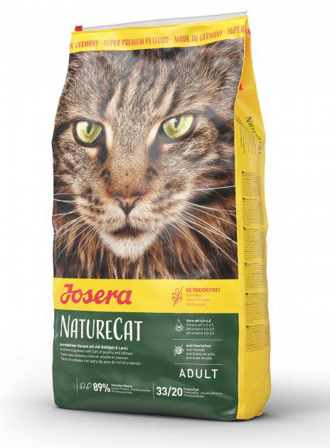 

Сухой корм (Йозера) Josera Nature Cat 10 кг для кошек и котов беззерновой с домашней птицей и лососем