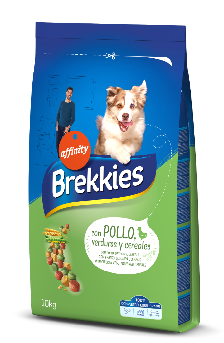 

Сухой корм Brekkies Dog Chicken 10 кг для собак всех пород(920347)