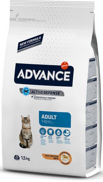 

Сухой корм для кошек Advance Cat Chicken & Rice 3 кг. с курицей и рисом для взрослых котов и кошек