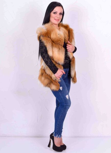 

Жилетка BG-Furs из меха лисы  Золотистая (Р-Ж-Л-10/3, Жилетка BG-Furs из меха лисы 40 Золотистая (Р-Ж-Л-10/3)