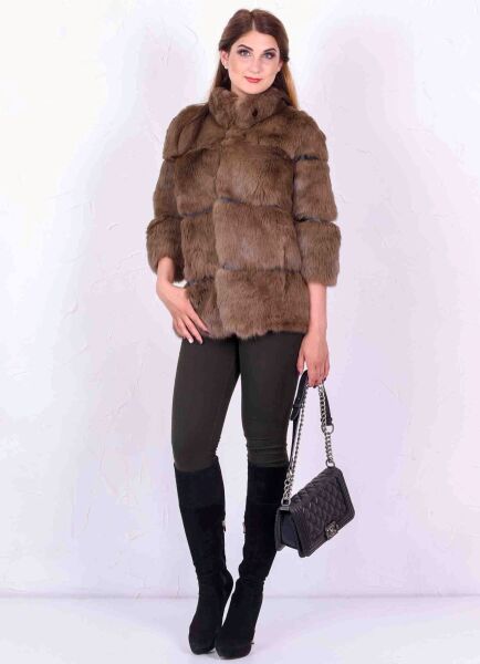 

Полушубок BG-Furs короткий из меха кролика  Какао (Р-М25-15/3-Соболь, Полушубок BG-Furs короткий из меха кролика 50 Какао (Р-М25-15/3-Соболь-50)