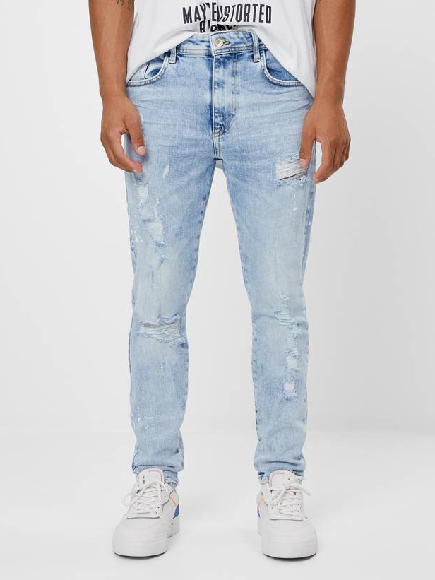 

Джинсы Bershka 0255/179/433 42 Голубые
