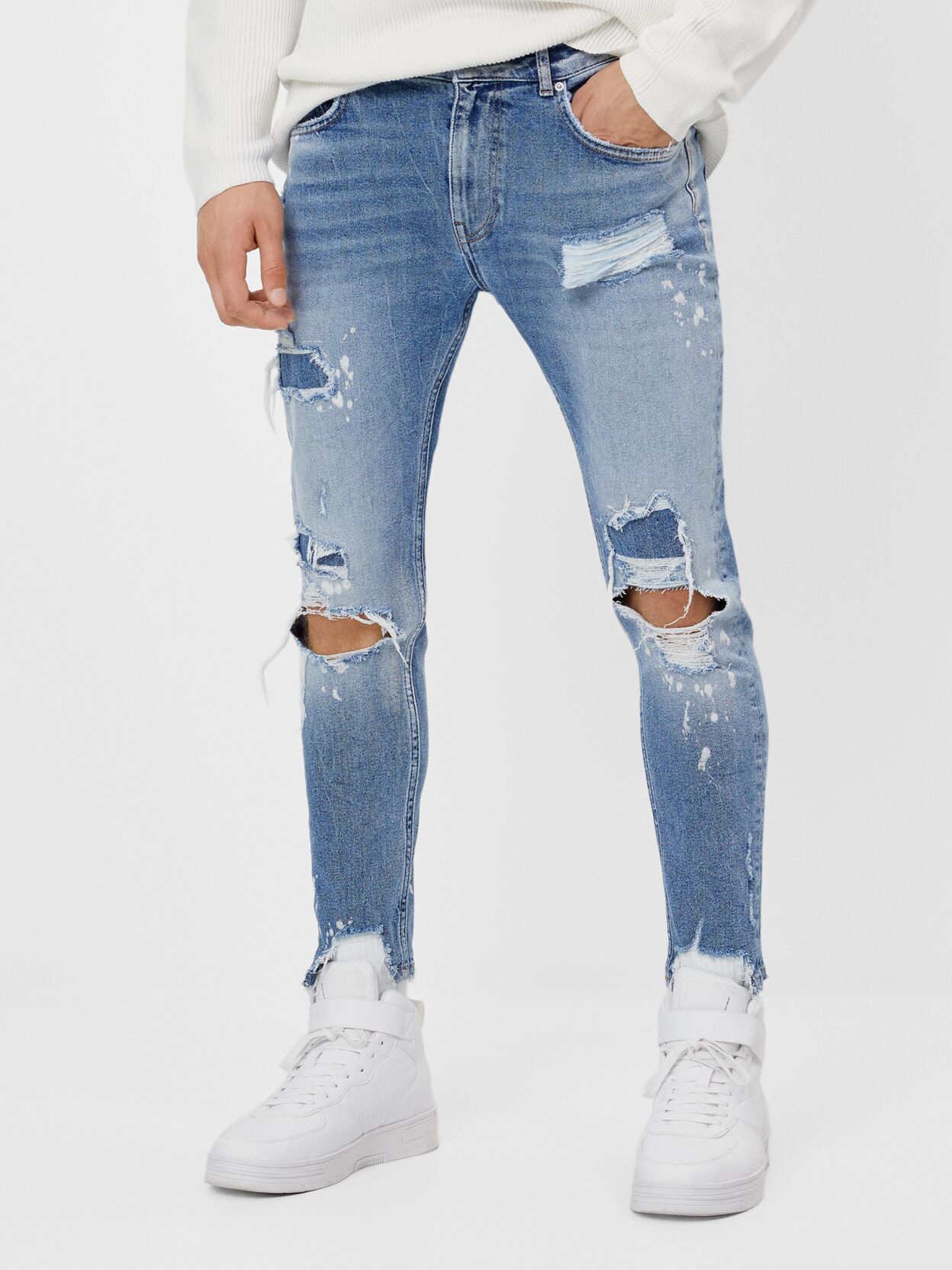 

Джинсы Bershka 5288/220/400 44 Голубые