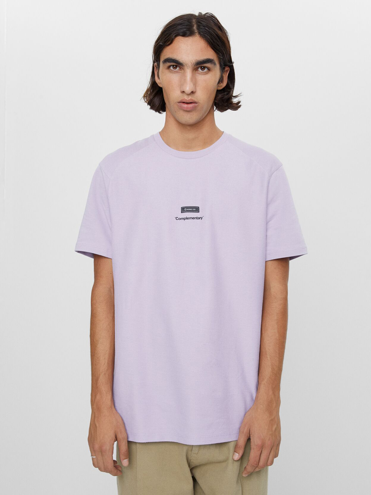 

Футболка Bershka 7810/580/611 XL Сиреневая
