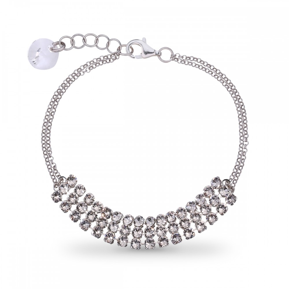 

Серебряный браслет Spark со Swarovski Stylish B3MESH925C