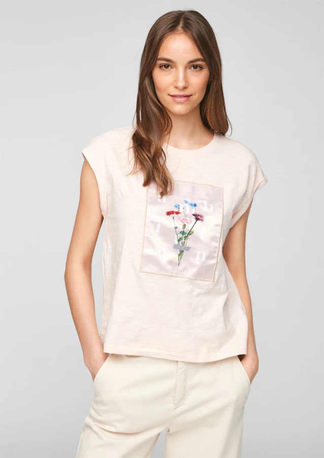 

Футболка s.Oliver LOOSE FIT 44 Кремовый 14.103.32.X056-40D0