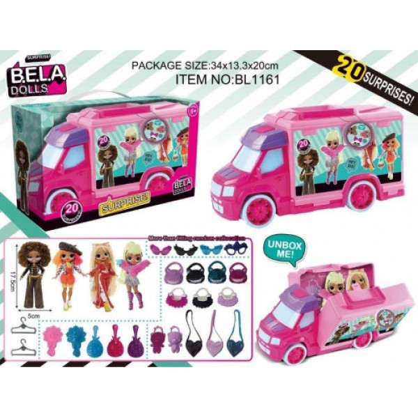 

Игровой набор кукла Bella Dolls, машина для кукол
