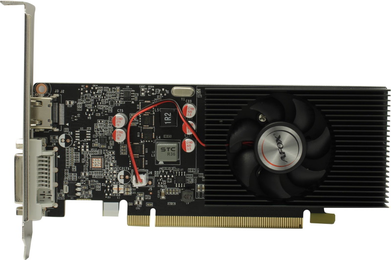PCI-Ex GeForce GT1030 2GB GDDR5  (1265/6000) (DVI, HDMI) (AF1030-2048D5L5-V2)