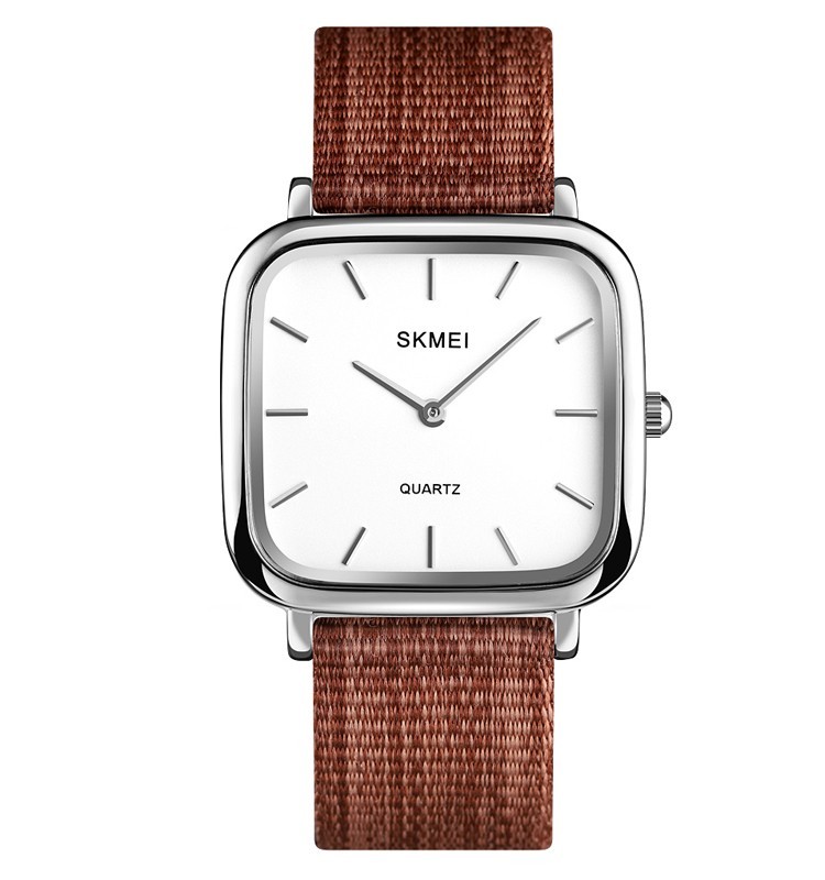 

Женские часы Skmei 1555 brown nylon