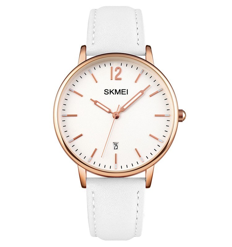 

Женские часы Skmei 1724 lady quartz watch white белые