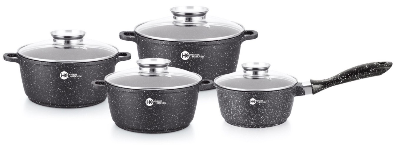 

Набор гранитных кастрюль и ковш Higer+Kitchen BN-303