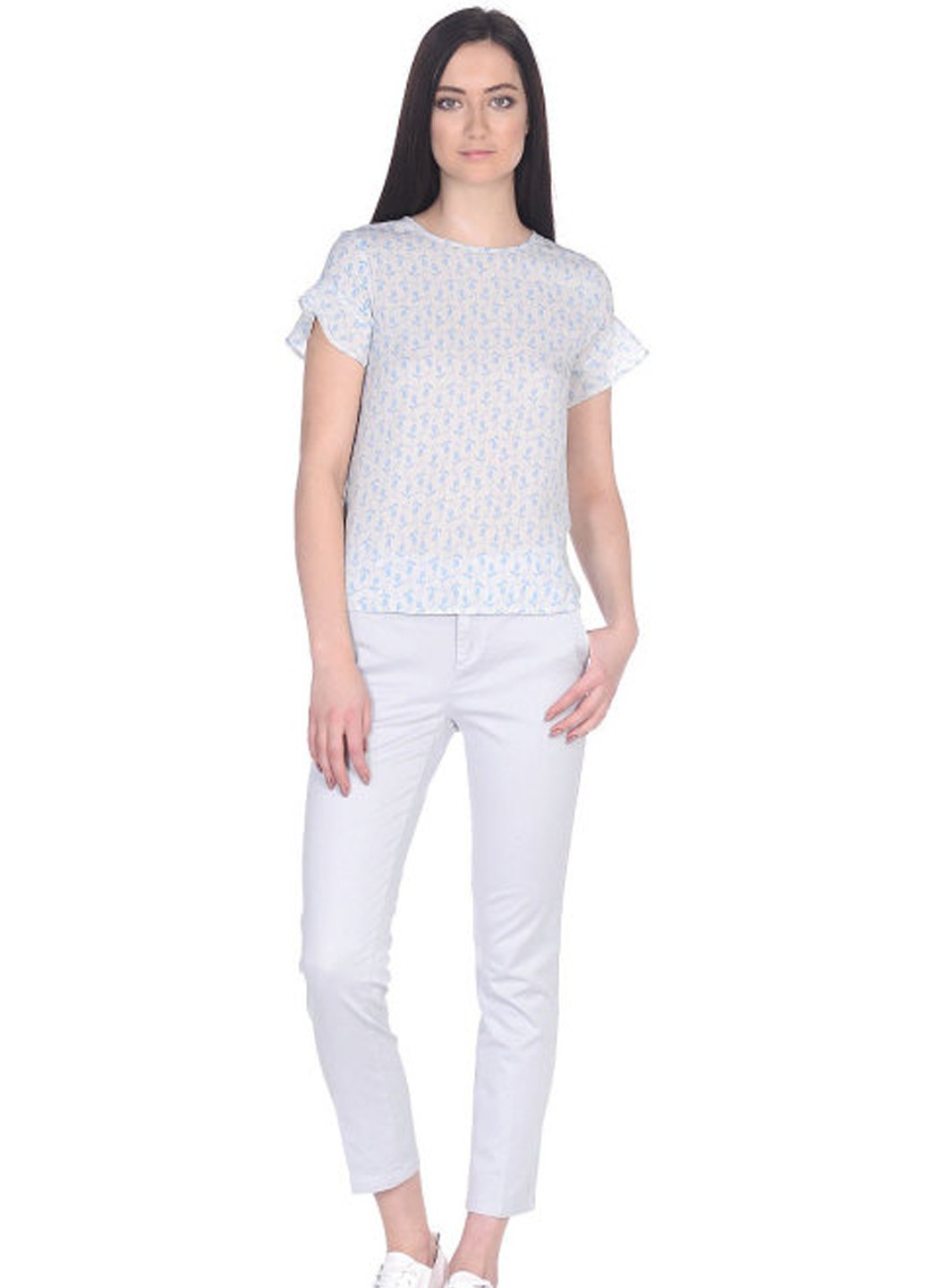 

Блуза United Colors of Benetton BEN32087 L серо-синий