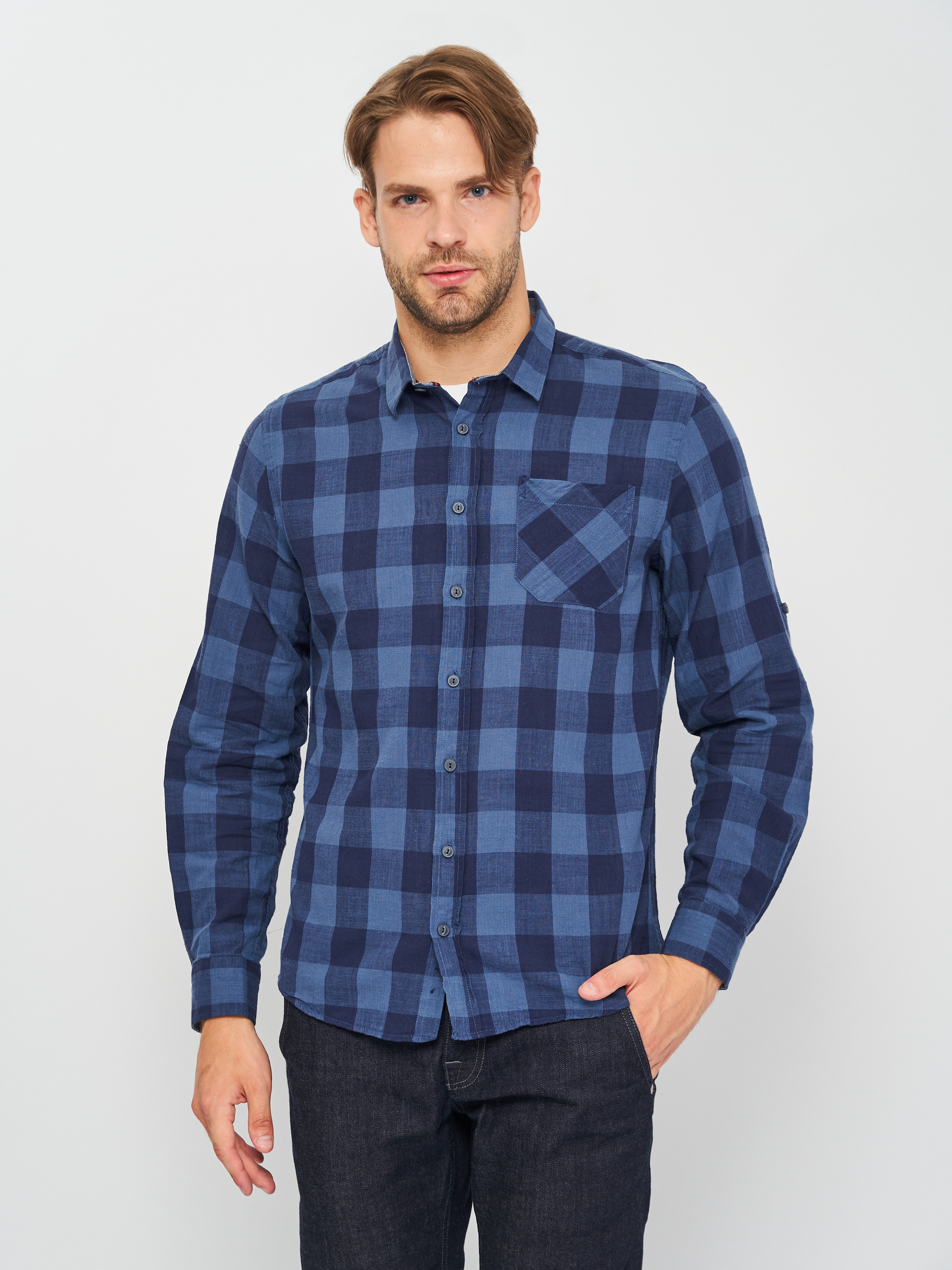

Рубашка Koton 0YAM61445NW-03O XL Blue Check