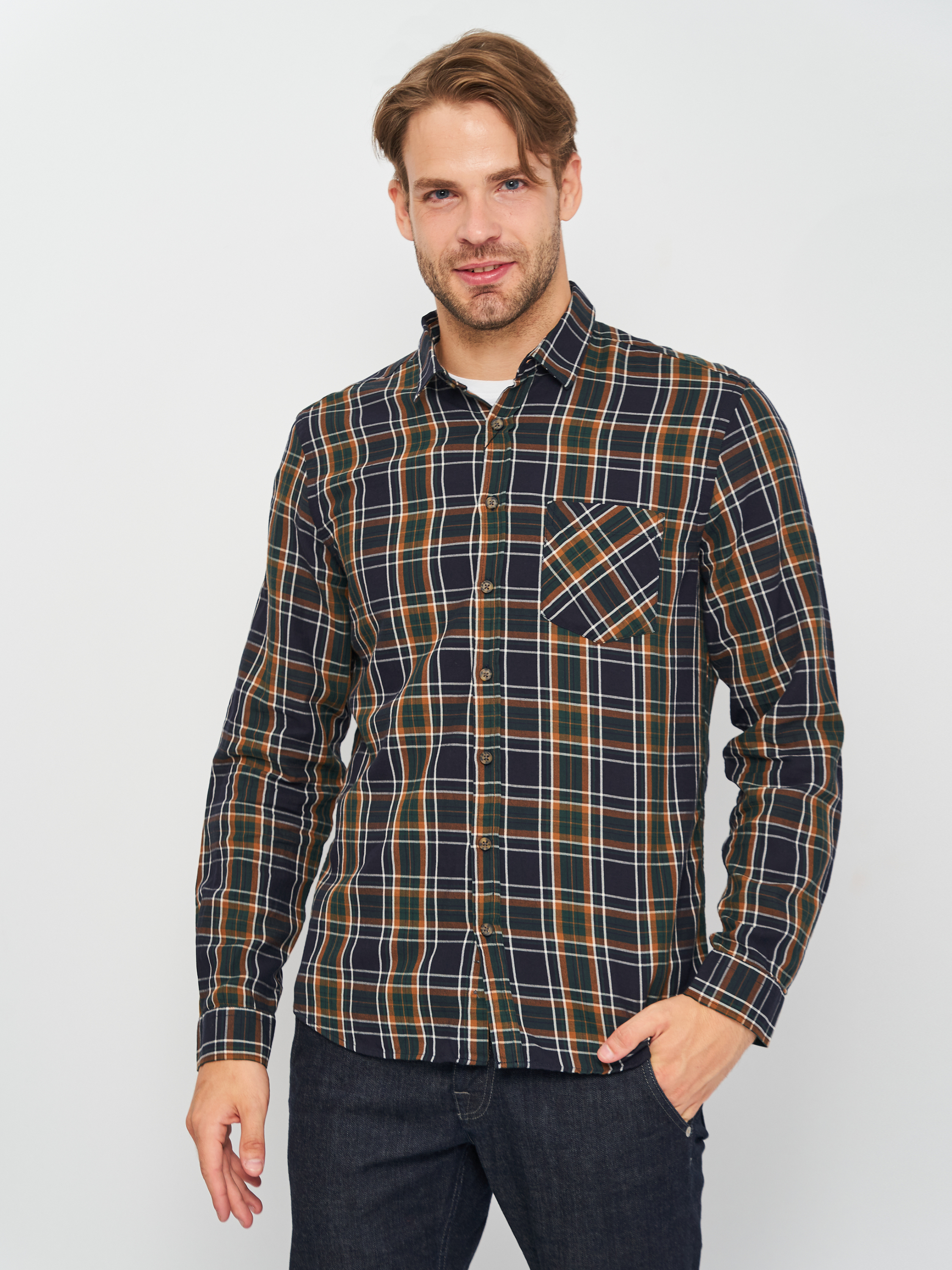 

Рубашка Koton 0YAM61115BW-02W S Orange Check