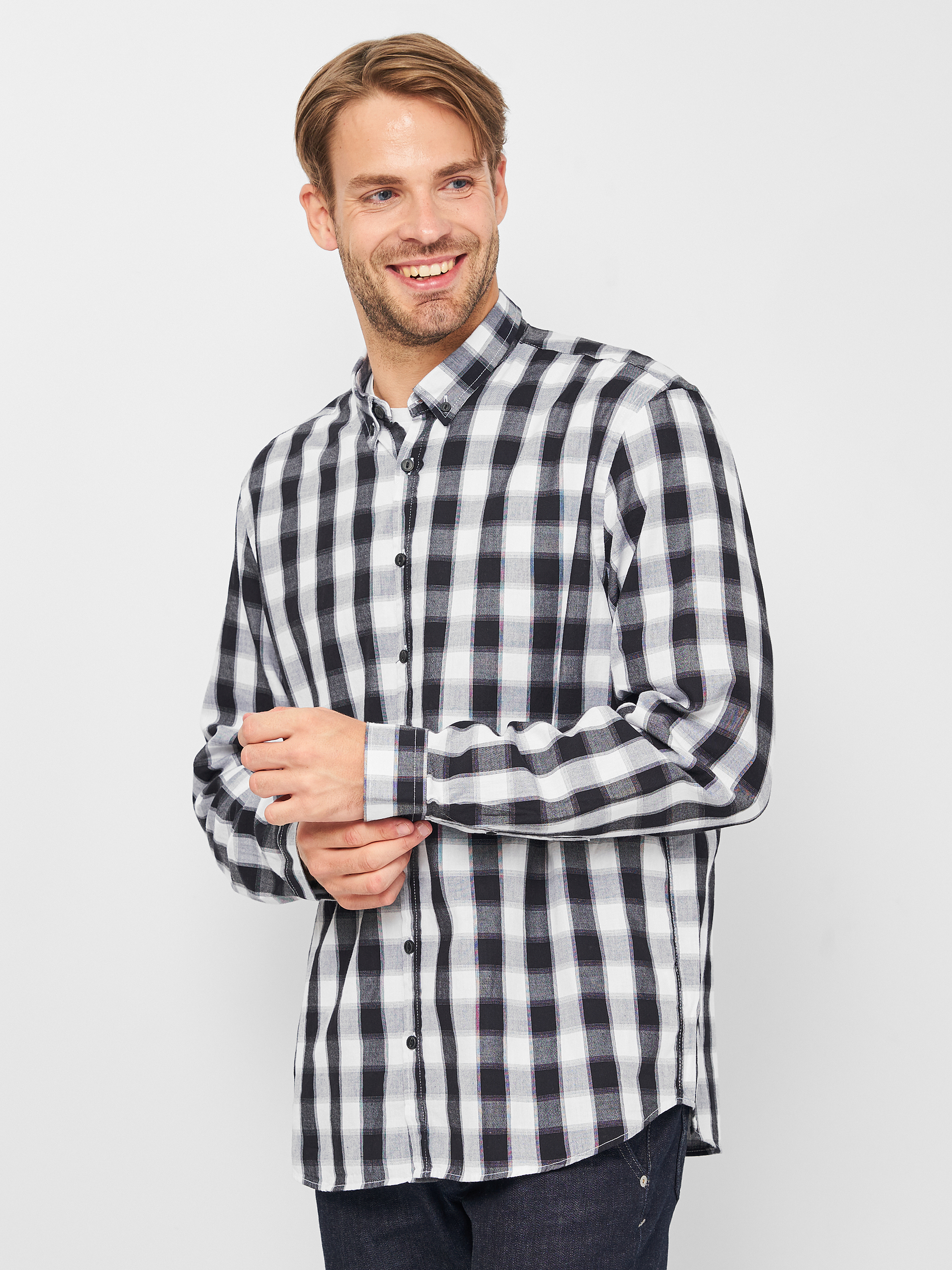 

Рубашка Koton 0YAM64017OW-01O XL Black Check