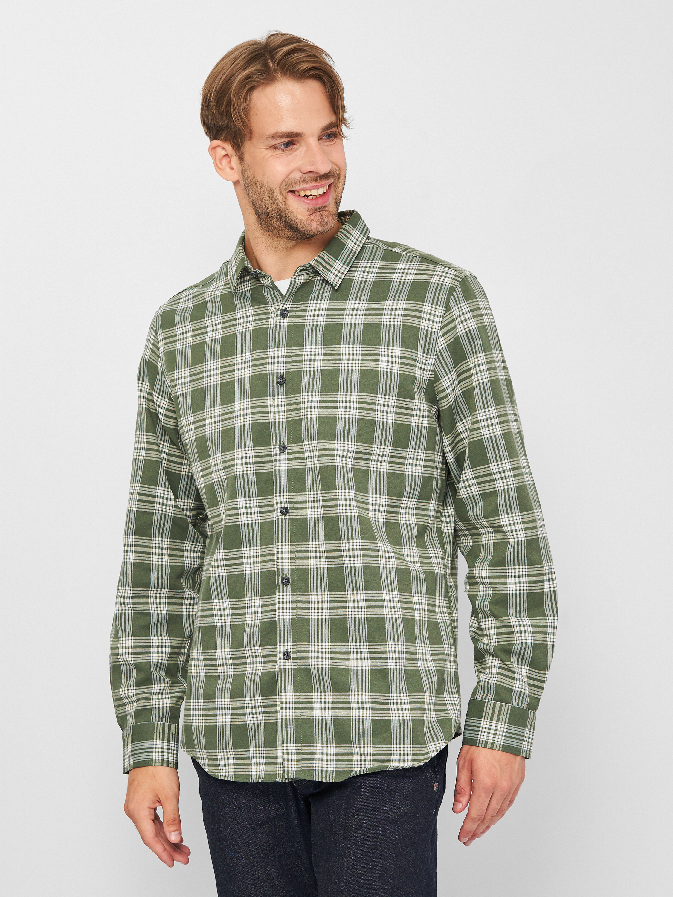 

Рубашка Koton 9KAM64180OW-76W XL Green Check