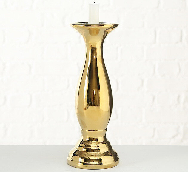 

Подсвечник большой h29см керамика Present 1016372 золото