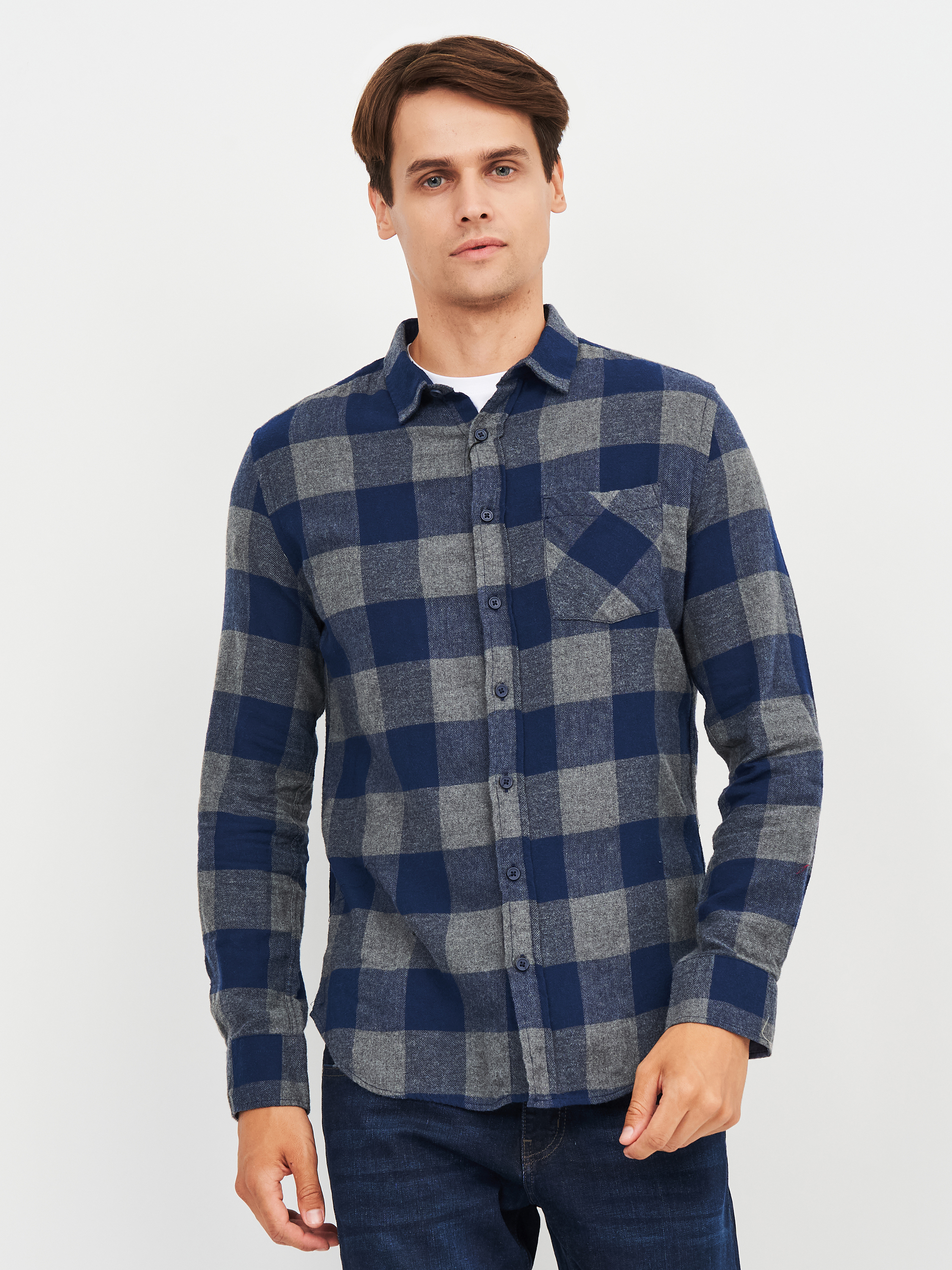 

Рубашка Koton 0KAM64840OW-75P S Marine Check
