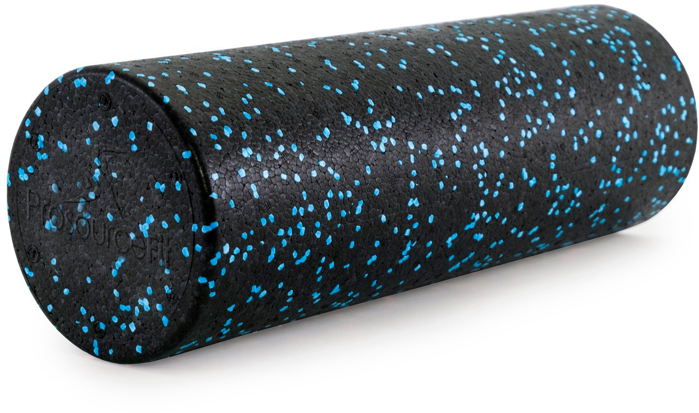 

Ролик массажный повышенной плотности ProSource High Density Speckled Foam Roller 45.7 x 15.2 см Чёрный/синий (ps-2061-sfr-blue-18)