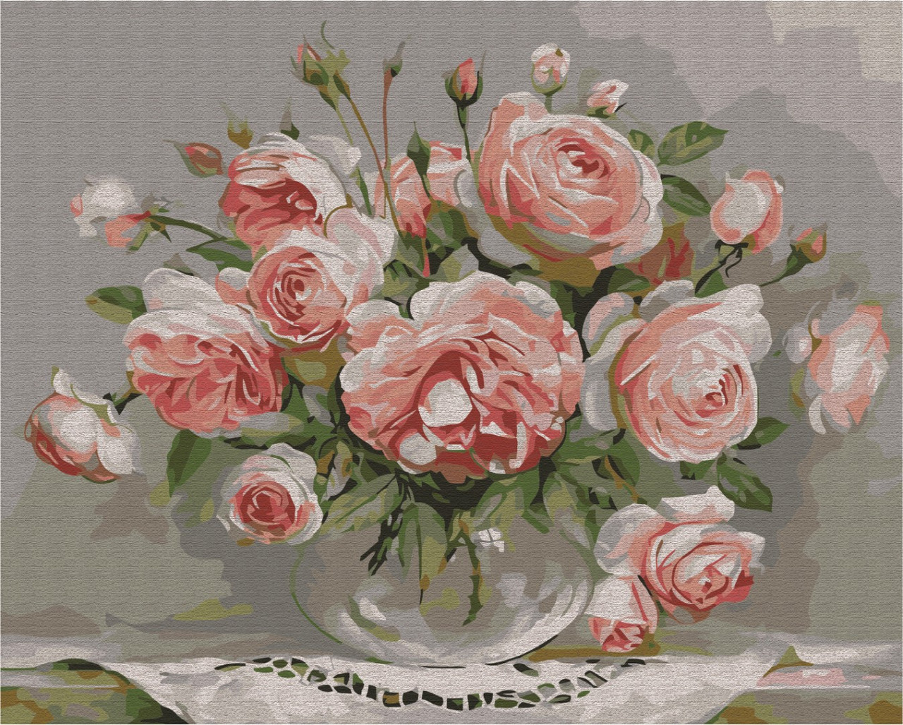 

Картина по номерам - Розы на столике BrushMe 40*50см. (BS436)