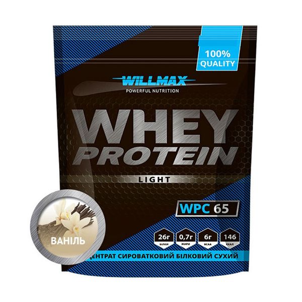 

Сывороточный протеин концентрат Willmax Whey Protein 65 1000 г полуниця