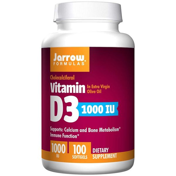 

Витамин D3 Jarrow Formulas Vitamin D3 1000 МЕ 100 капсул