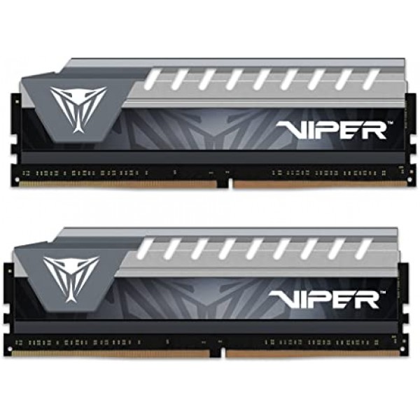 

Оперативна пам'ять Patriot Viper DDR4 V4 Elite 8GB 2666 MHz CL16 (Kit of 2x4096) DIMM Black/Grey (PVE48G266C6KGY)