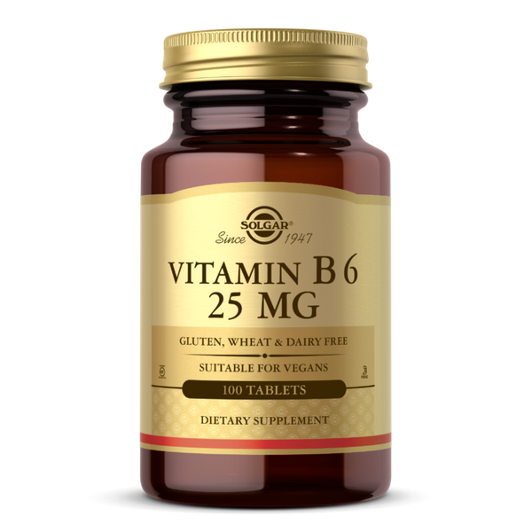 

Витамин Б 6 Vitamin Solgar B6 25 mg (100 таб) солгар