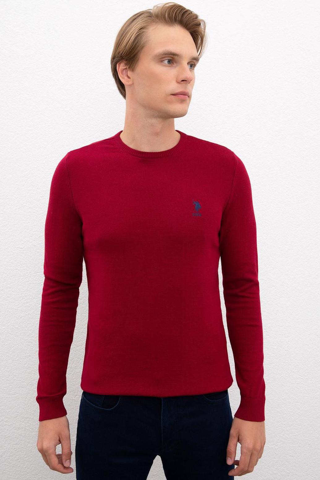 

Свитер мужской U.S. Polo Assn. Красный  (1080061 VR014, Свитер мужской U.S. Polo Assn. Красный 48 (1080061 VR014)