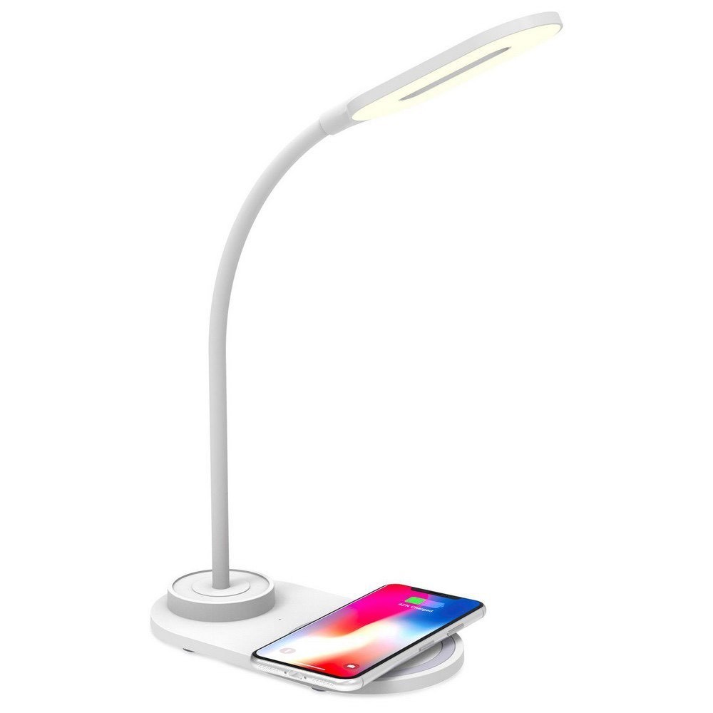 

Беспроводная зарядка со светодиодной лампой HT-12 Wireless Charger with LED Desk Lamp