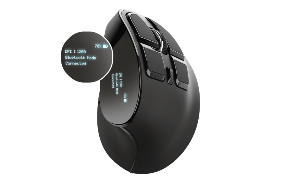 

Эргономичная мышь Trust Voxx Rechargeable Ergonomic Wireless Mouse (23731)