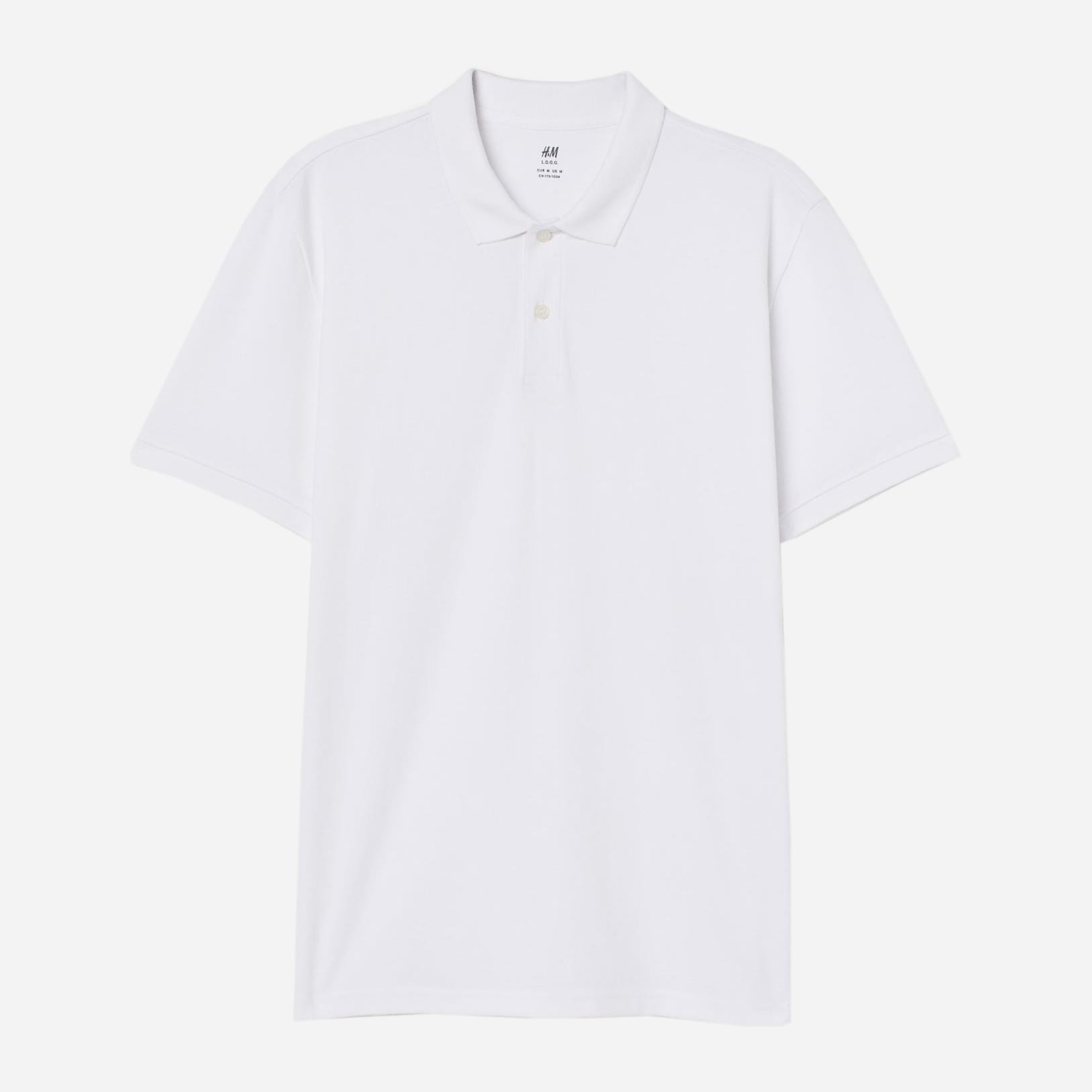 

Поло H&M 1712-8167592 L Белое